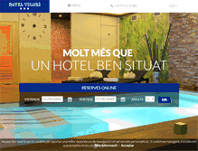 Tablet Screenshot of hotelvilobi.com